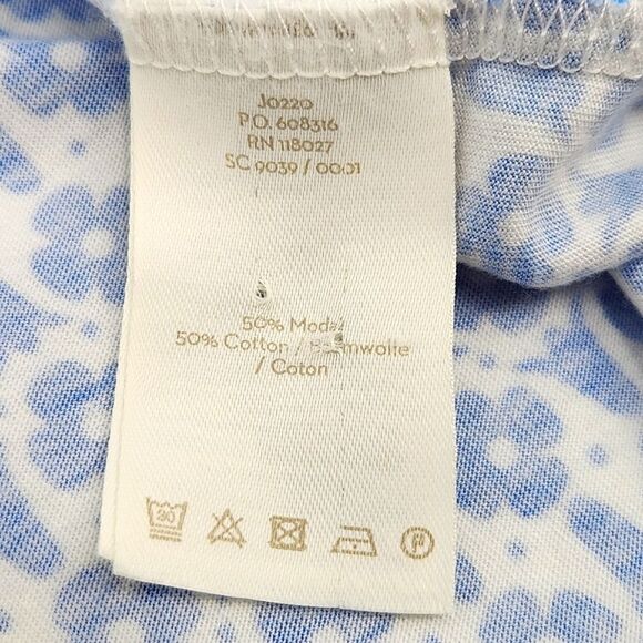 Boden Blue and White Patterned Blouse “Olive” - Picture 6 of 6